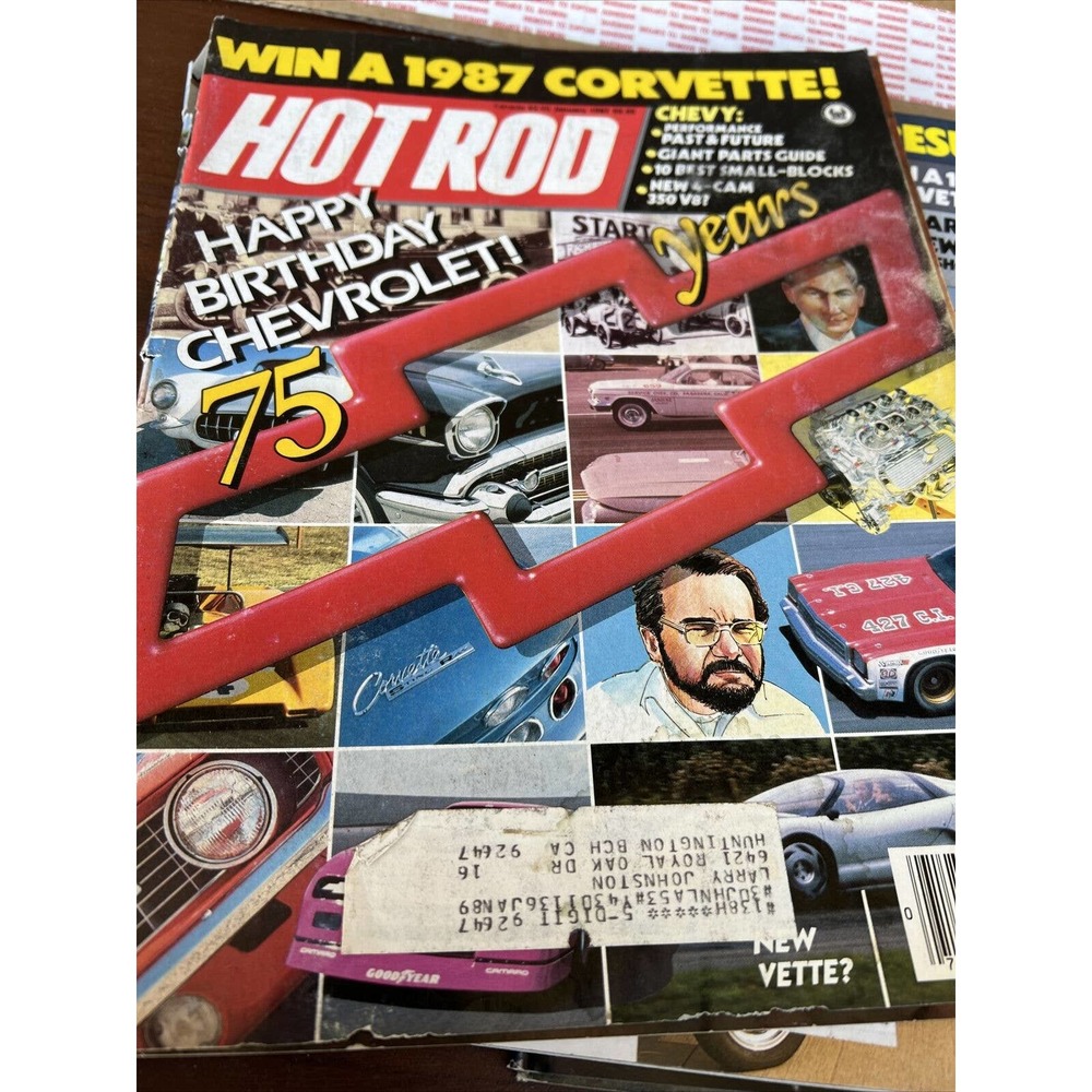 Hot Rod Magazine Lot-1987 - Picture 3 of 6